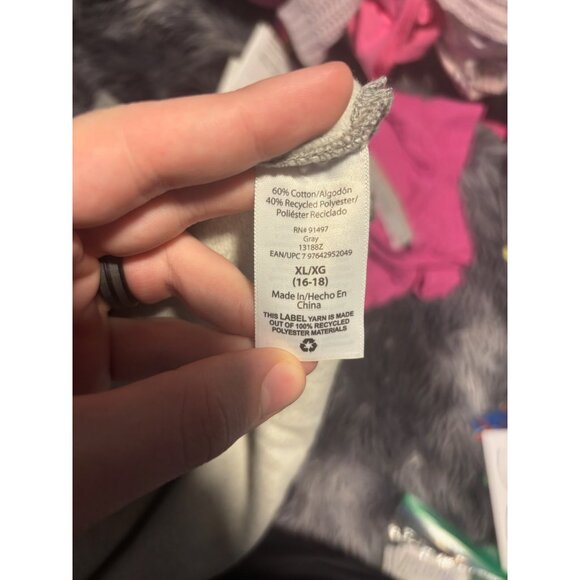 Cool Mom Gray Long Sleeve Sweatshirt By PositiviTees XL (16/18) Cotton Blend - Picture 6 of 7